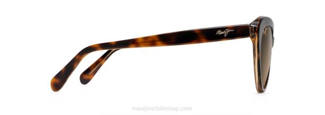 4DRP244 carey oscuro con interior caramelo/bronce hcl gafas de sol ojo de gato polarizadas kalani Maui Jim
