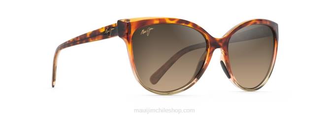 4DRP374 tortuga con tan/hcl bronce gafas de sol ojo de gato polarizadas olu Maui Jim