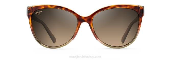 4DRP374 tortuga con tan/hcl bronce gafas de sol ojo de gato polarizadas olu Maui Jim