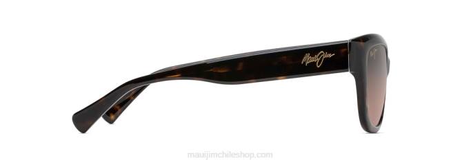 4DRP398 tortuga oscuro/rosa lentes de sol cat eye polarizados plumeria Maui Jim