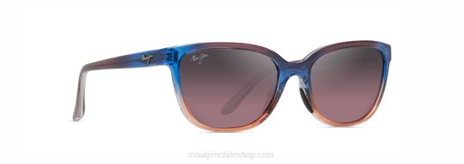 4DRP401 puesta de sol/rosa lentes de sol ojo de gato polarizados honi Maui Jim