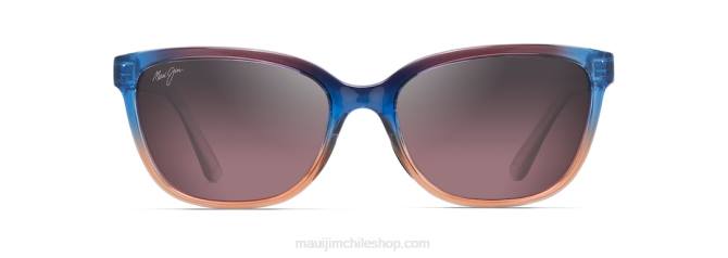 4DRP401 puesta de sol/rosa lentes de sol ojo de gato polarizados honi Maui Jim