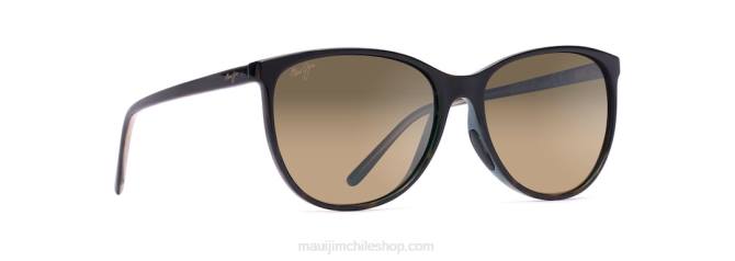 4DRP402 tortuga con pavo real/hcl bronce lentes de sol ojo de gato polarizados océano Maui Jim