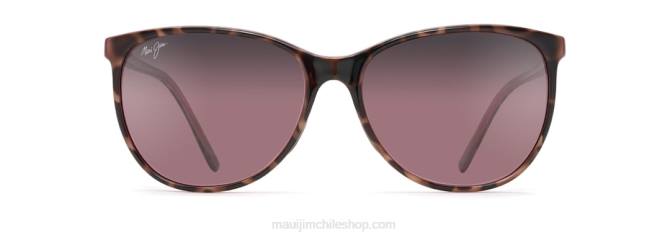 4DRP403 tortuga con frambuesa/rosa lentes de sol ojo de gato polarizados océano Maui Jim