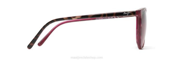 4DRP403 tortuga con frambuesa/rosa lentes de sol ojo de gato polarizados océano Maui Jim