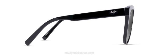 4DRP44 negro brillante/gris neutro lentes de sol ojo de gato polarizados alulu Maui Jim