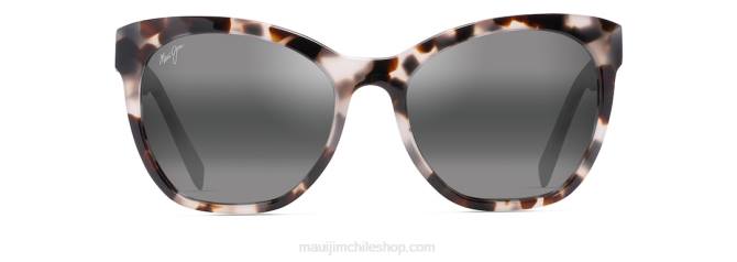 4DRP45 tortuga tokyo blanco/gris neutro lentes de sol ojo de gato polarizados alulu Maui Jim