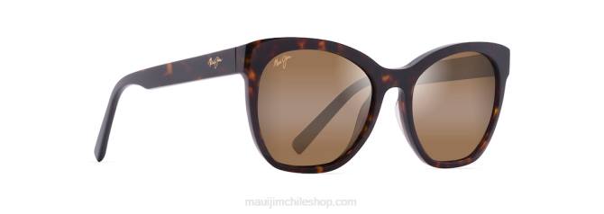 4DRP46 tortuga oscuro/bronce hcl lentes de sol ojo de gato polarizados alulu Maui Jim