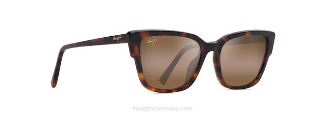 4DRP57 tortuga/hcl bronce lentes de sol estilo ojo de gato polarizados kou Maui Jim