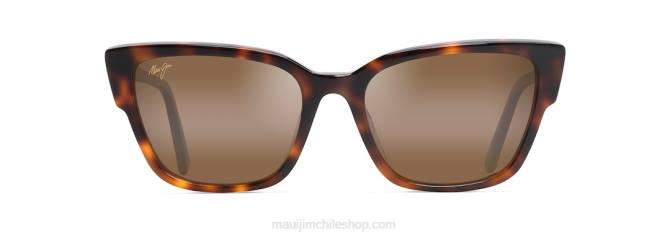 4DRP57 tortuga/hcl bronce lentes de sol estilo ojo de gato polarizados kou Maui Jim