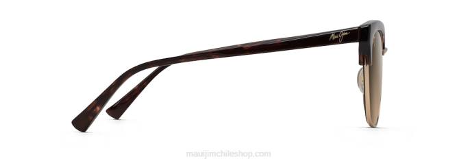 4DRP70 tortuga con oro/hcl bronce lentes de sol ojo de gato polarizados lokelani Maui Jim