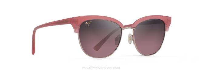 4DRP72 chicle con oro rosa/rosa lentes de sol ojo de gato polarizados lokelani Maui Jim