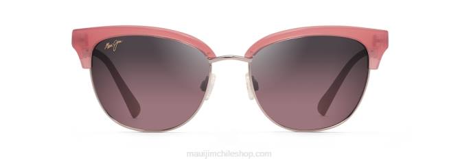 4DRP72 chicle con oro rosa/rosa lentes de sol ojo de gato polarizados lokelani Maui Jim