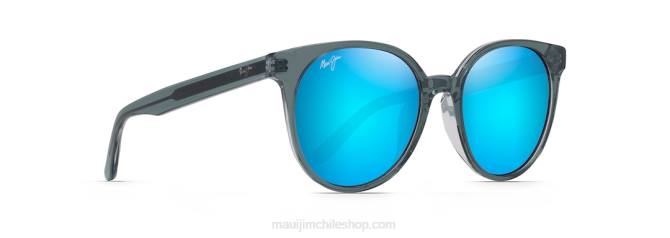 4DRP96 azul acero con cristal/azul hawaii lentes de sol cat eye polarizados mehana Maui Jim