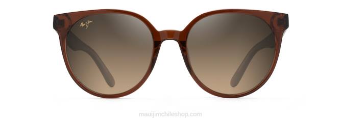 4DRP98 rootbeer con cristal/hcl bronce lentes de sol cat eye polarizados mehana Maui Jim