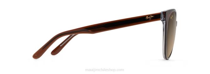 4DRP98 rootbeer con cristal/hcl bronce lentes de sol cat eye polarizados mehana Maui Jim