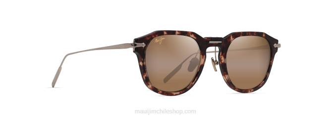 4DRP43 tortuga con oro/hcl bronce gafas de sol de lujo polarizadas alika Maui Jim