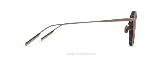 4DRP43 tortuga con oro/hcl bronce gafas de sol de lujo polarizadas alika Maui Jim