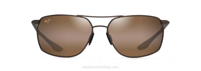4DRP101 bronce/bronce hcl gafas de sol rectangulares polarizadas pu\'u kukui Maui Jim