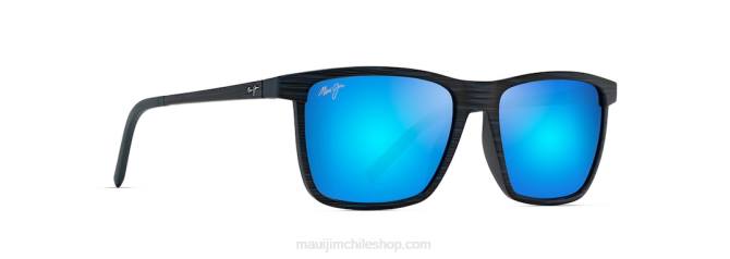 4DRP26 raya azul marino oscuro/azul hawaii gafas de sol rectangulares polarizadas unidireccionales Maui Jim