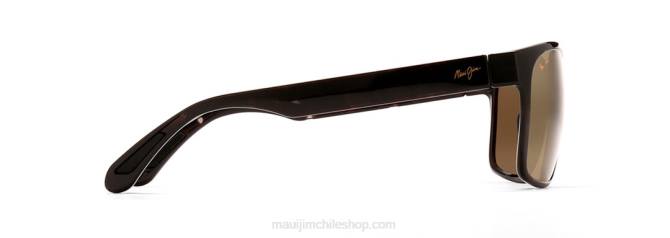 4DRP353 tortuga gris/hcl bronce lentes de sol rectangulares polarizados red sands asian fit Maui Jim