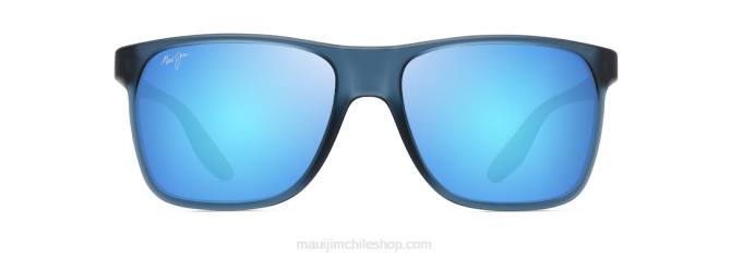 4DRP38 hawaii azul marino/azul mate lentes de sol rectangulares polarizados pailolo Maui Jim