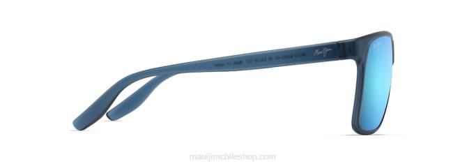 4DRP38 hawaii azul marino/azul mate lentes de sol rectangulares polarizados pailolo Maui Jim