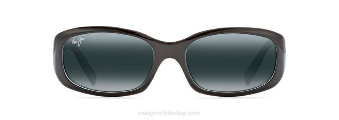 4DRP409 negro con azul us/gris neutro gafas de sol punchbowl polarizadas rectangulares Maui Jim