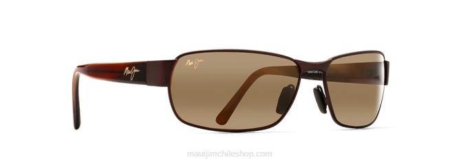 4DRP436 bronce mate/bronce hcl lentes de sol rectangulares polarizados coral negro Maui Jim