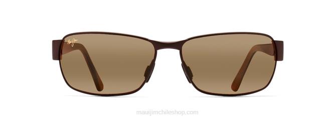4DRP436 bronce mate/bronce hcl lentes de sol rectangulares polarizados coral negro Maui Jim
