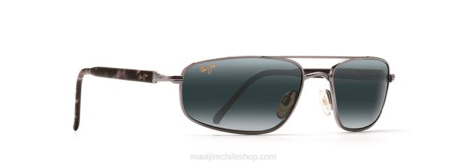 4DRP450 bronce/gris neutro lentes de sol rectangulares polarizados kahuna Maui Jim