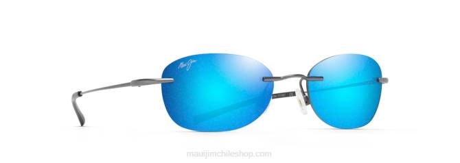 4DRP181 bronce de cañón/azul hawaii aki aki gafas de sol polarizadas sin montura Maui Jim