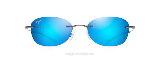 4DRP181 bronce de cañón/azul hawaii aki aki gafas de sol polarizadas sin montura Maui Jim