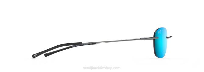 4DRP181 bronce de cañón/azul hawaii aki aki gafas de sol polarizadas sin montura Maui Jim