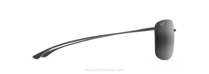4DRP237 gris mate/gris neutro gafas de sol polarizadas sin montura akau Maui Jim
