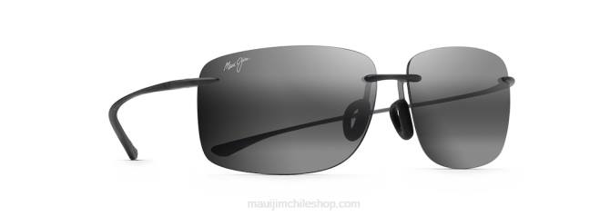 4DRP270 gris mate/gris neutro gafas de sol hema polarizadas sin montura Maui Jim