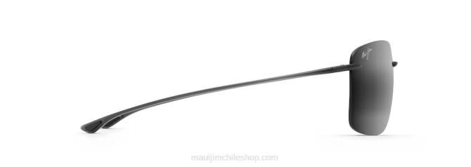 4DRP270 gris mate/gris neutro gafas de sol hema polarizadas sin montura Maui Jim