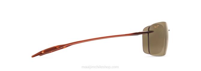 4DRP315 rootbeer/hcl bronce gafas de sol polarizadas sin armazón de faro Maui Jim
