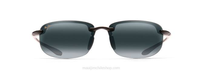4DRP337 negro brillante/gris neutro lentes de sol sin montura polarizados ho\'okipa reader Maui Jim