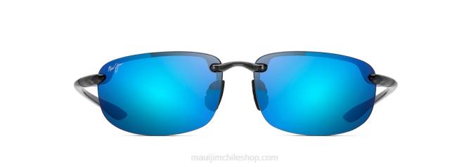 4DRP391 humo gris/azul hawaii lentes de sol sin armazón polarizados ho\'okipa Maui Jim