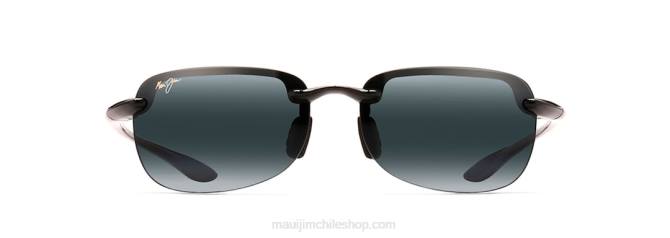 4DRP431 negro brillante/gris neutro lentes de sol sin montura polarizados de playa arenosa Maui Jim