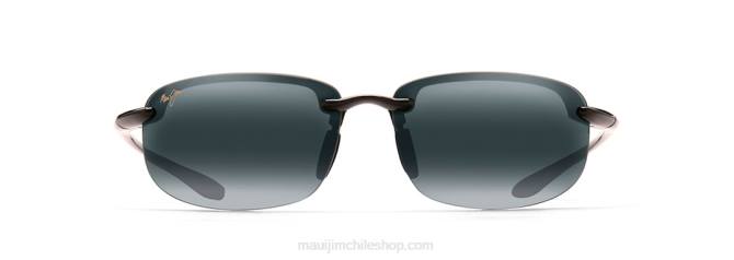 4DRP437 negro brillante/gris neutro ho\'okipa reader gafas de sol polarizadas sin montura de ajuste universal Maui Jim