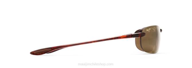 4DRP439 tortuga/hcl bronce gafas de sol sin montura polarizadas con ajuste asiático makaha reader Maui Jim